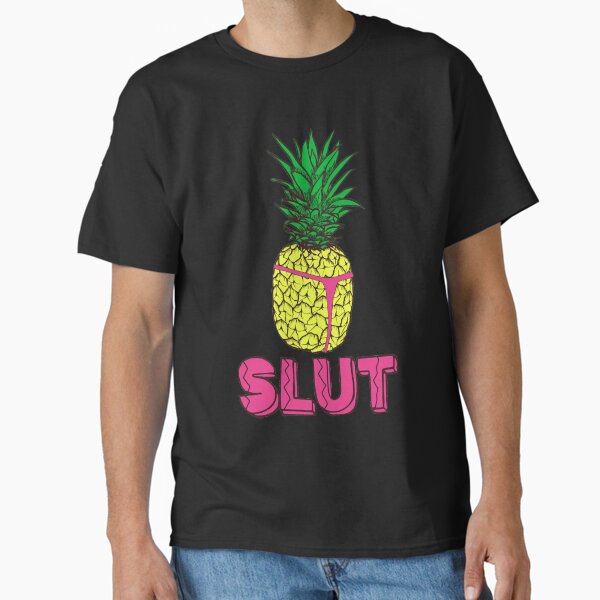 Slutty Pineapple T-Shirt Brooklyn Nine-Nine Pineapple in Thong Tshirt Pineapple Slut Tropical Grap Classic T-Shirt