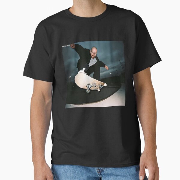 Walter White Skateboarding Meme Classic T-Shirt