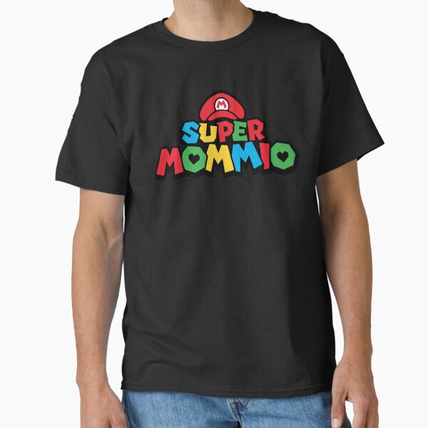 Super Mommio Funny Mommy Mothers Day Video Gaming Lover Gift Birthday Holiday by Mesa Cute Classic T-Shirt