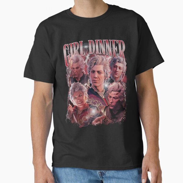 Astarion Girl Dinner Baldurs Gate Classic T-Shirt