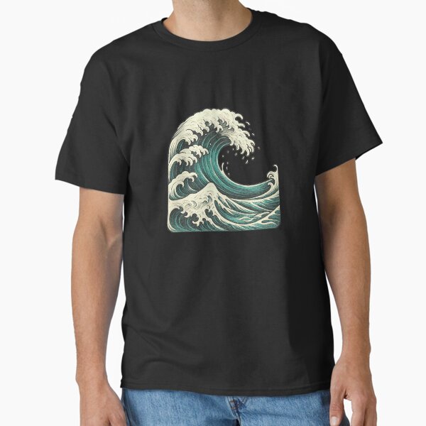 Great Wave Art | Traditional Japanese Style - Vintage Ocean Classic T-Shirt