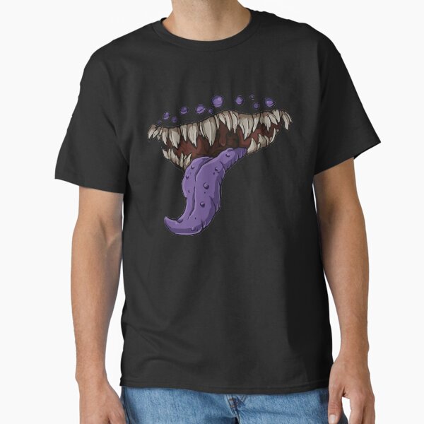 Dungeons and Dragons Mimic Mouth Print Classic T-Shirt
