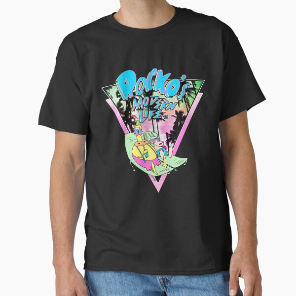 Rocko_s Modern Life Rocko And Heffer Tropical Logo Classic T-Shirt