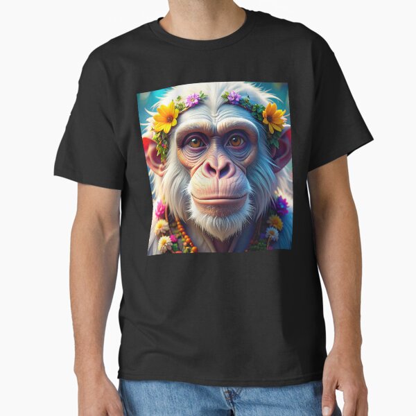 Beautiful Grandmother | "Good Vibes Only" Hippie Monkey Collection Classic T-Shirt