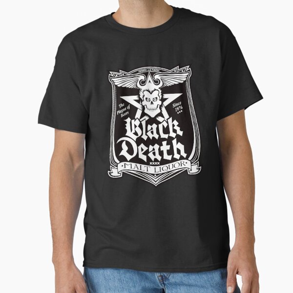 Dr Johnny Fever Black Death Malt Liquor Classic T-Shirt
