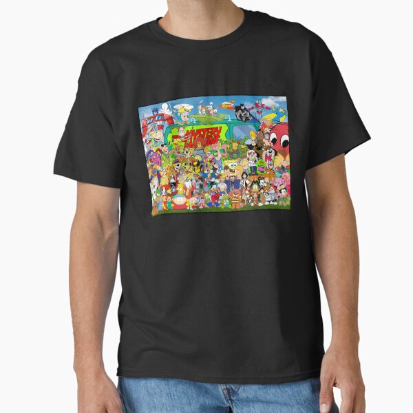 Cartoon Chaos: A Blast from Every Era! Classic T-Shirt