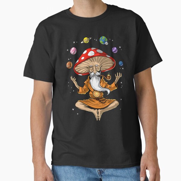 Magic Mushroom Buddha Classic T-Shirt