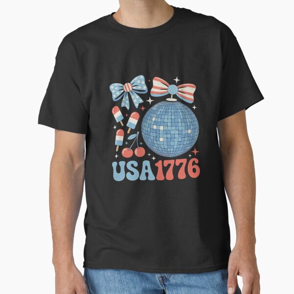 America Preppy Coquette USA 4th Of July Classic T-Shirt