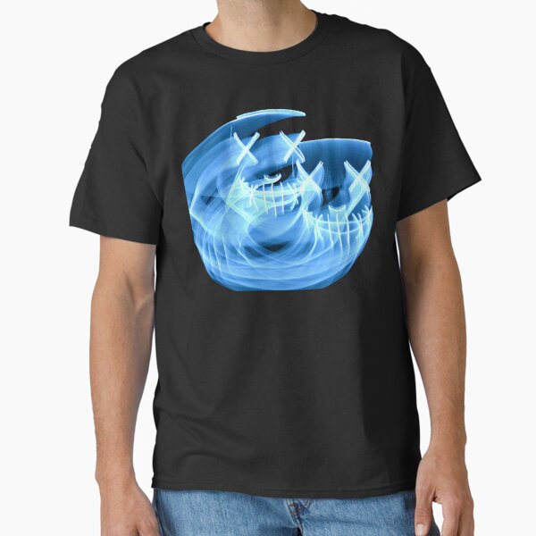 Light Up Halloween Mask on Long Exposure, Vintage DSLR Camera Photograph  Classic T-Shirt