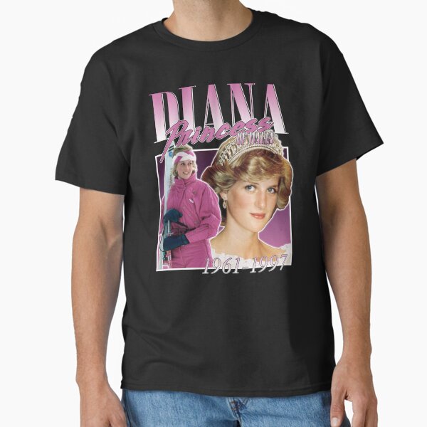 Diana Princess Of Wales  90s style  Pink variant   Classic T-Shirt