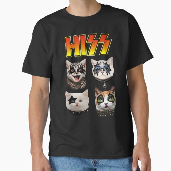 Hiss Funny Cats Classic T-Shirt