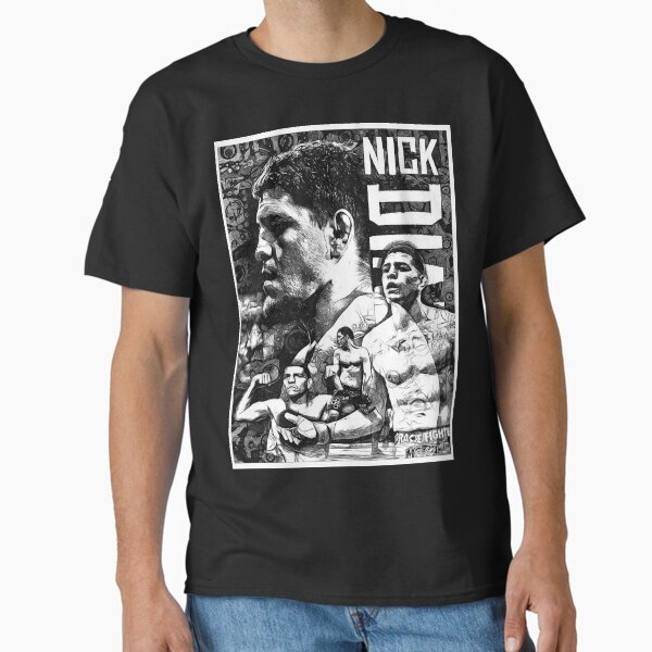 Nick Diaz Black and White Drawing Classic T-Shirt
