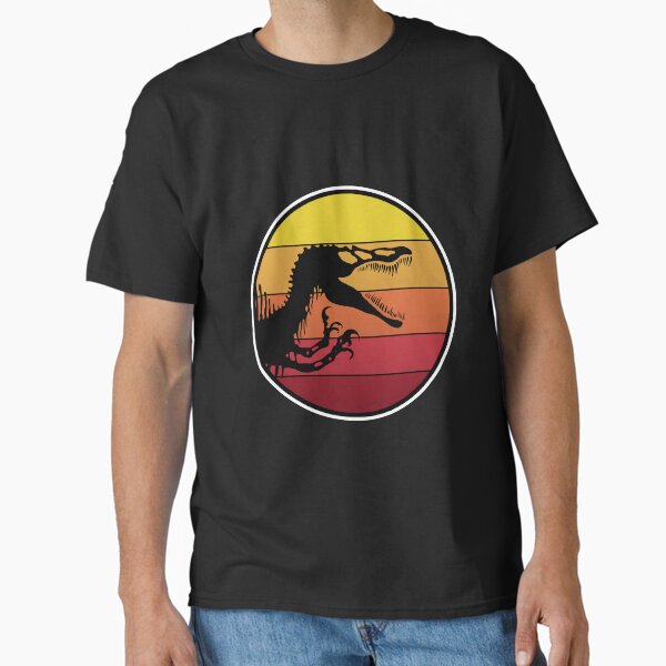 spinosaurus skeleton jurassic logo  Classic T-Shirt