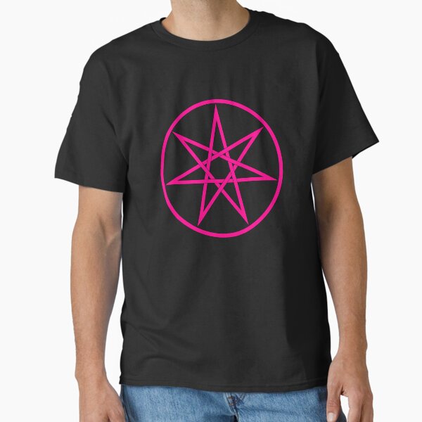 Seven pointed star hot pink Classic T-Shirt