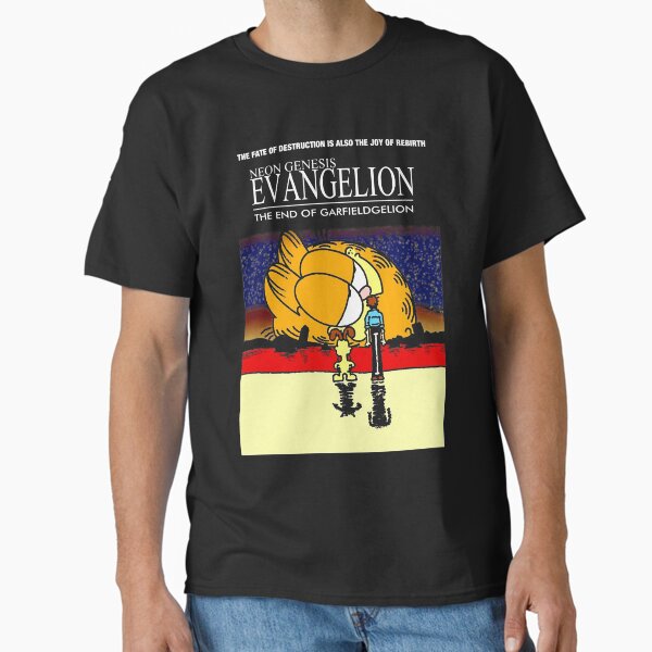 Neon Genesis Evangelion Garfield  Classic T-Shirt