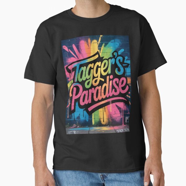 Taggers Paradise Graffiti Classic T-Shirt