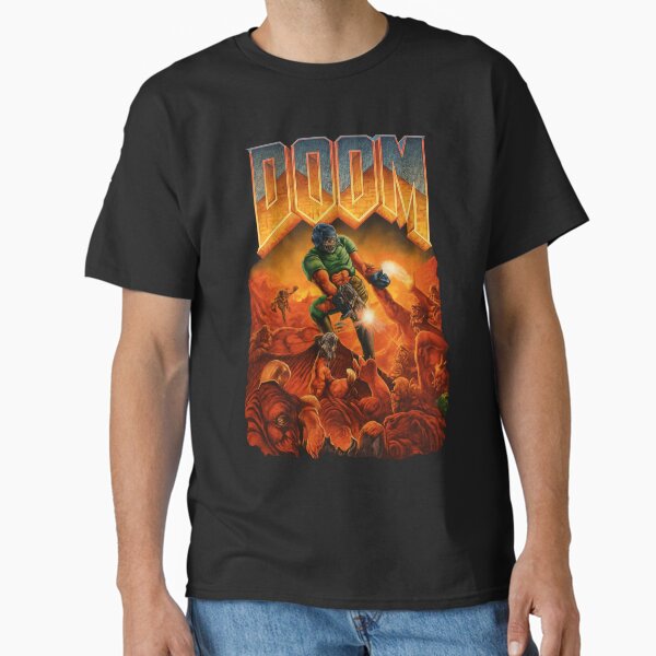 Doom Video Game Official Logo Classic T-Shirt