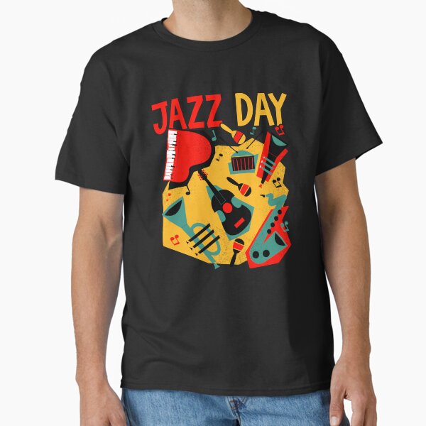 Jazz Day Vintage Jazz Music Retro Jazz Musician Classic T-Shirt