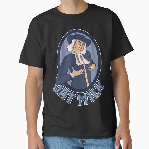 Sexy Curvy Vegan Oat Dairy Alternative Pilgrim Man Classic T-Shirt