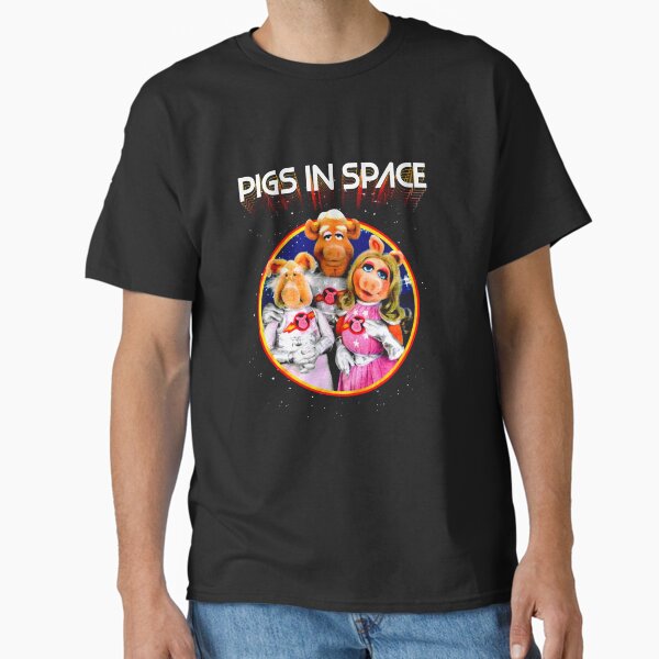 The Muppets Pigs In Space Soft Fitted 301 Classic T-Shirt