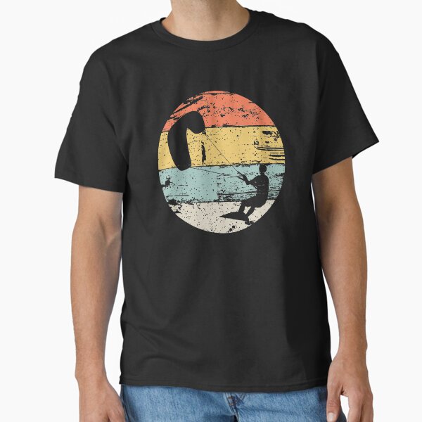 Kite Boarding Kiteboarder Retro Vintage Look Gift Classic T-Shirt