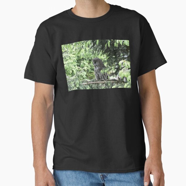 Great Grey Owl 3 / Swiss Artwork Photography Classic T-Shirt