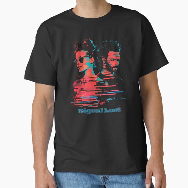 Signal Lost -  Neon T-shirt (With Text) Classic T-Shirt