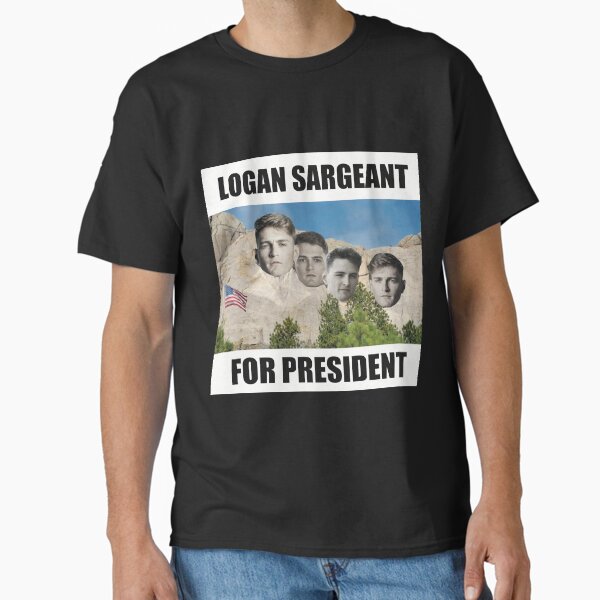 F1 Driver Logan Sargeant for President - On Mount Rushmore Classic T-Shirt