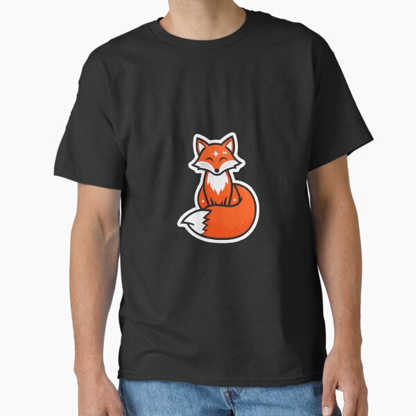 Cute Cartoon Fox Design Classic T-Shirt
