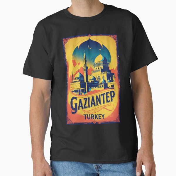 Gaziantep Turkey Vintage Travel Tourism Classic T-Shirt