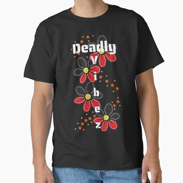 Indigenous dot painting design (Deadly vibez) Classic T-Shirt