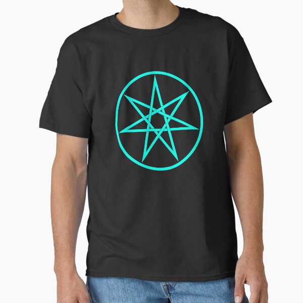 Seven pointed star teal Classic T-Shirt