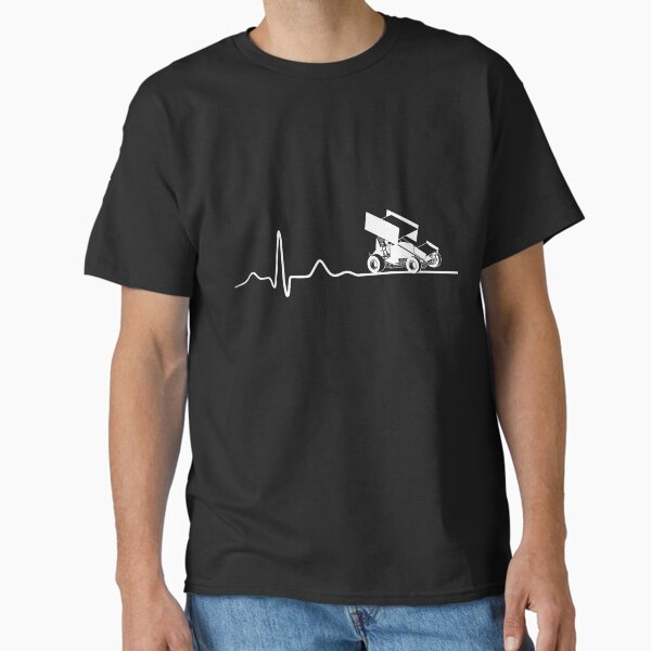 SPRINT CAR RACING Sprint Car Racing Heartbeat Classic T-Shirt