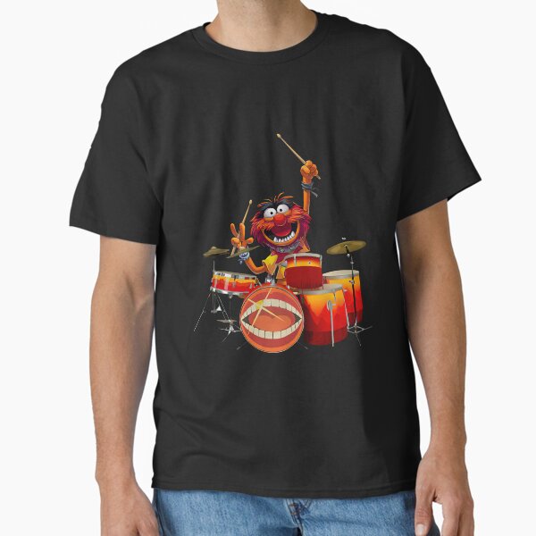 Nicehe Muppet Playing Drum for Ludwig t Shirt Gift te Vintage, t-Shirt Classic T-Shirt