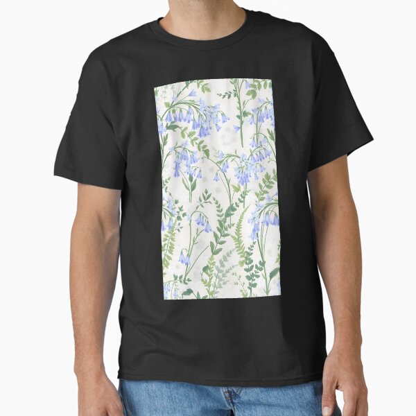 Bluebell Forest Enchantment Woodland Spring Floral Pattern Classic T-Shirt