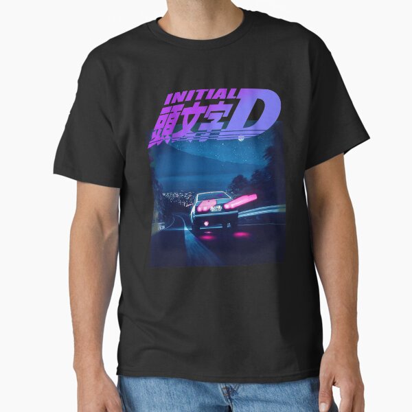 Initial D Neon AE86 Classic T-Shirt