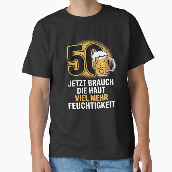 50th Birthday Men's Gift Beer Funny Beer Drinker Classic T-Shirt
