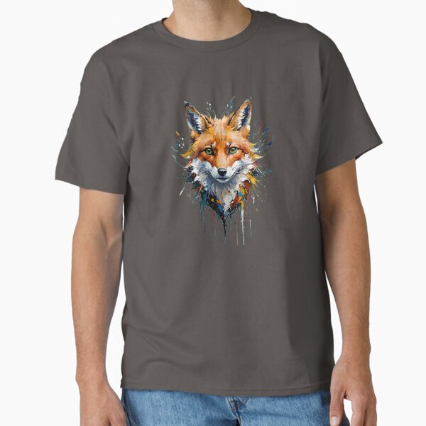 Fox Paint splatter Classic T-Shirt
