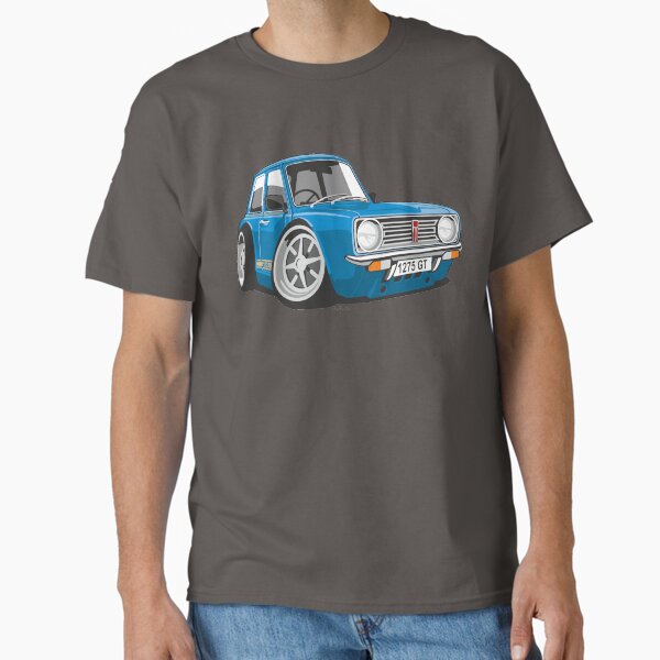 Mini Clubman 1275GT caricature blue Classic T-Shirt