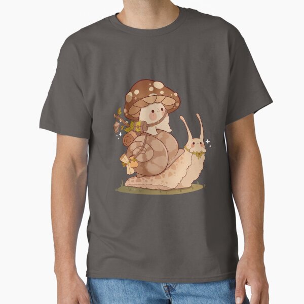Cute mushroom and snail friend  Classic T-Shirt