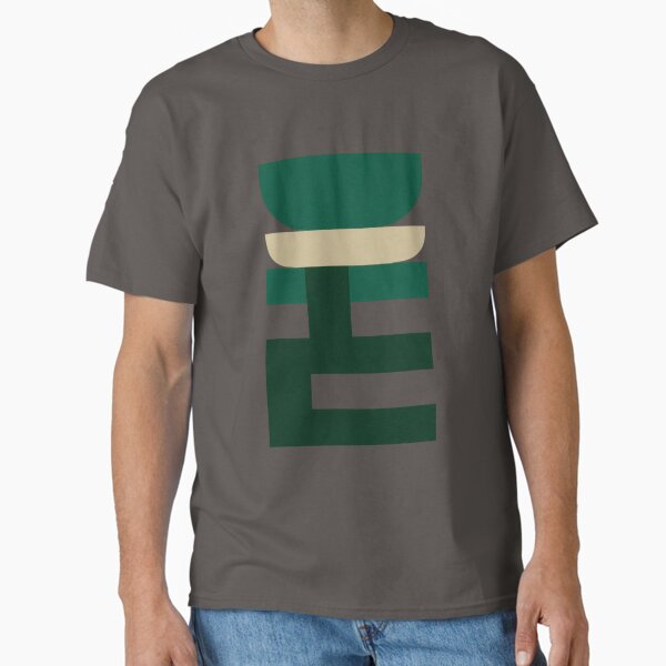 Stacked Minimalist Typography | Bold Modern Graphic Design by SOULIV8 Classic T-Shirt