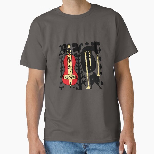 Bagpipes with Hurdy-Gurdy and Birdman  Classic T-Shirt