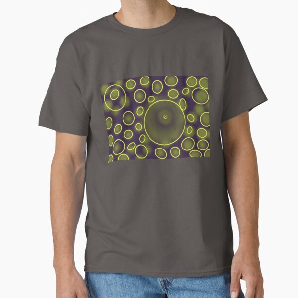 Glowing circles in space Classic T-Shirt