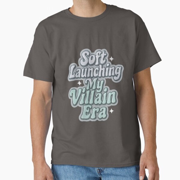 Soft Launching My Villain Era â€“ Pastel Chrome Y2K Classic T-Shirt