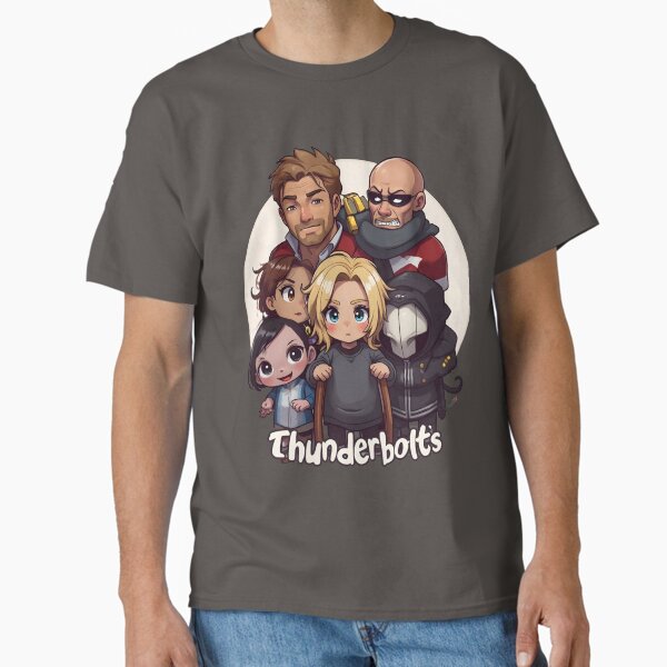 Thunderbolts Fan Art - Vintage Comic Style Lightning Design Classic T-Shirt