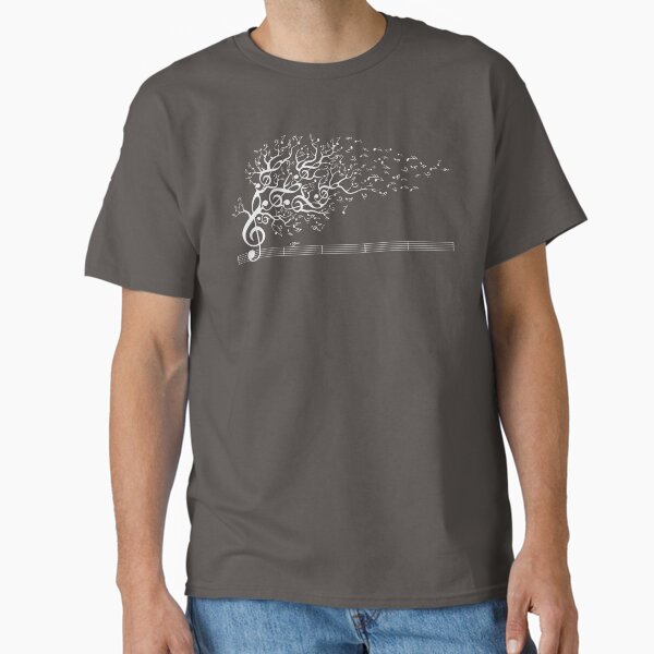 The Sound of Nature In Motion - White Classic T-Shirt