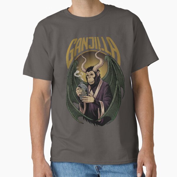 Eerie Monkey-Headed Ganjilla Figure Classic T-Shirt