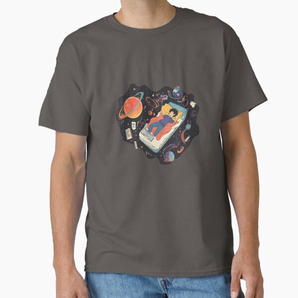 Dream in Orbit – Digital Overload in Space Classic T-Shirt