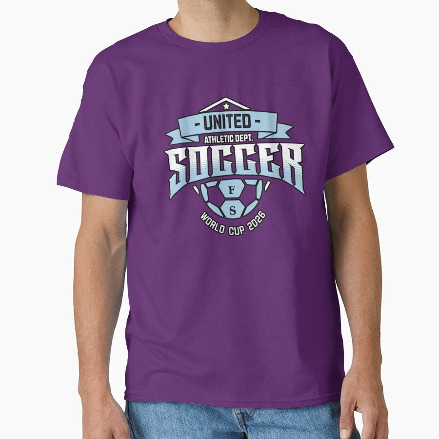 World Cup 2026 Soccer Emblem | United Athletic Dept Retro Badge Design by FatsaStampa