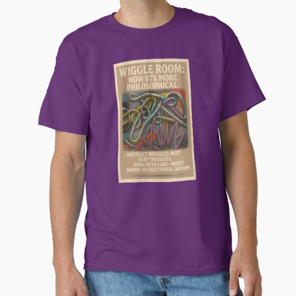 3D Worms Wiggle Room Classic T-Shirt